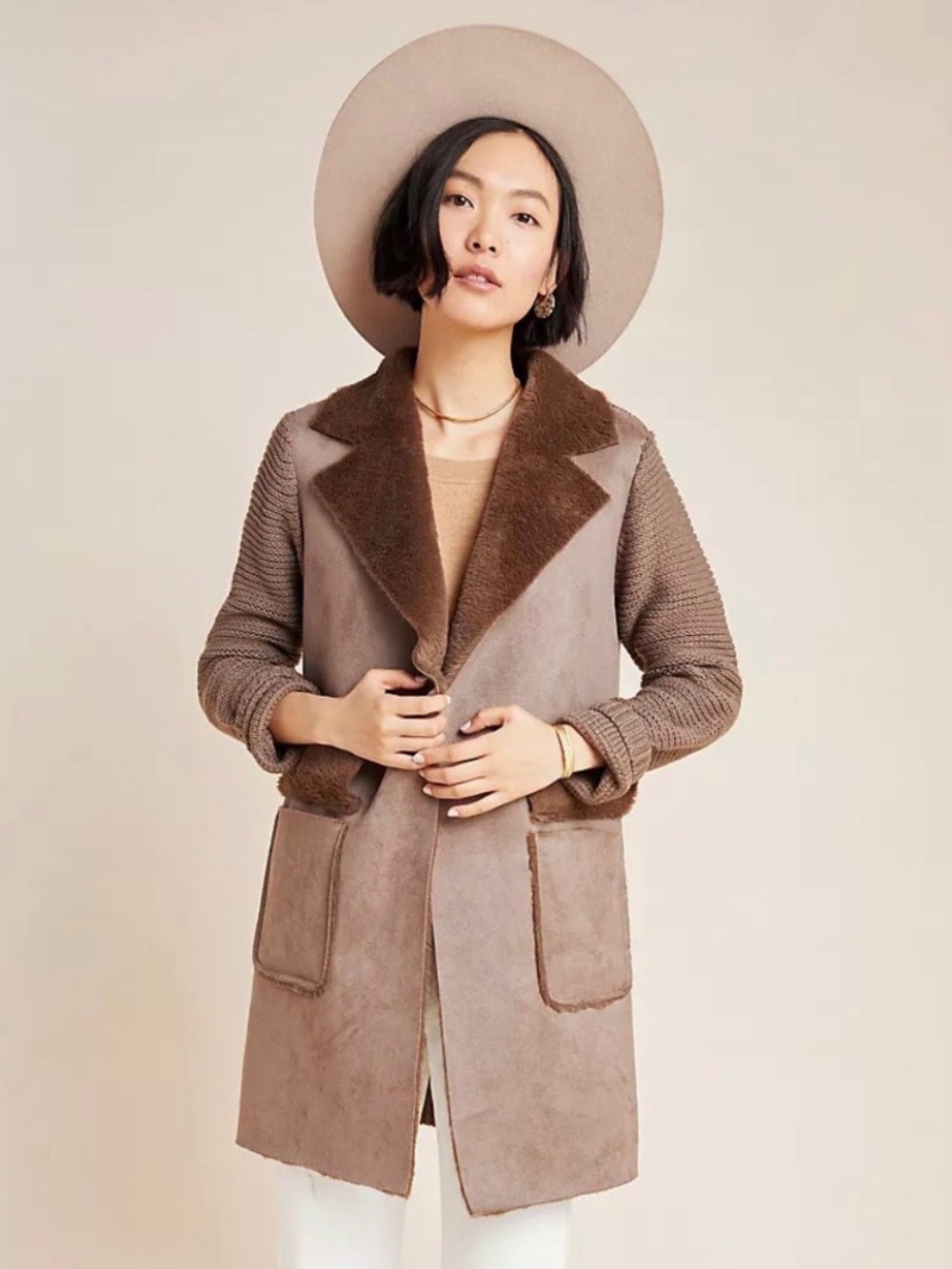 Anthropologie Piper Sweater Coat